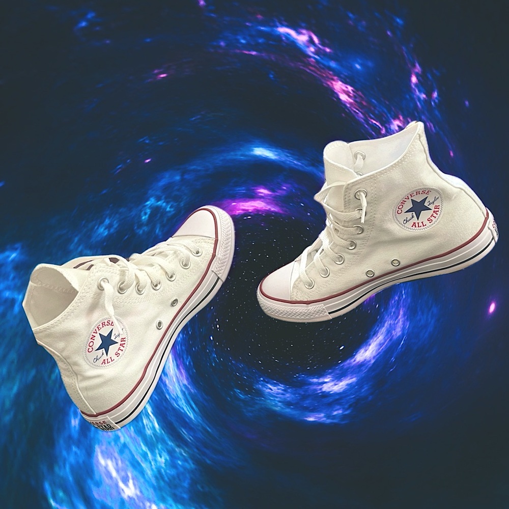 Converse classic white high-tops